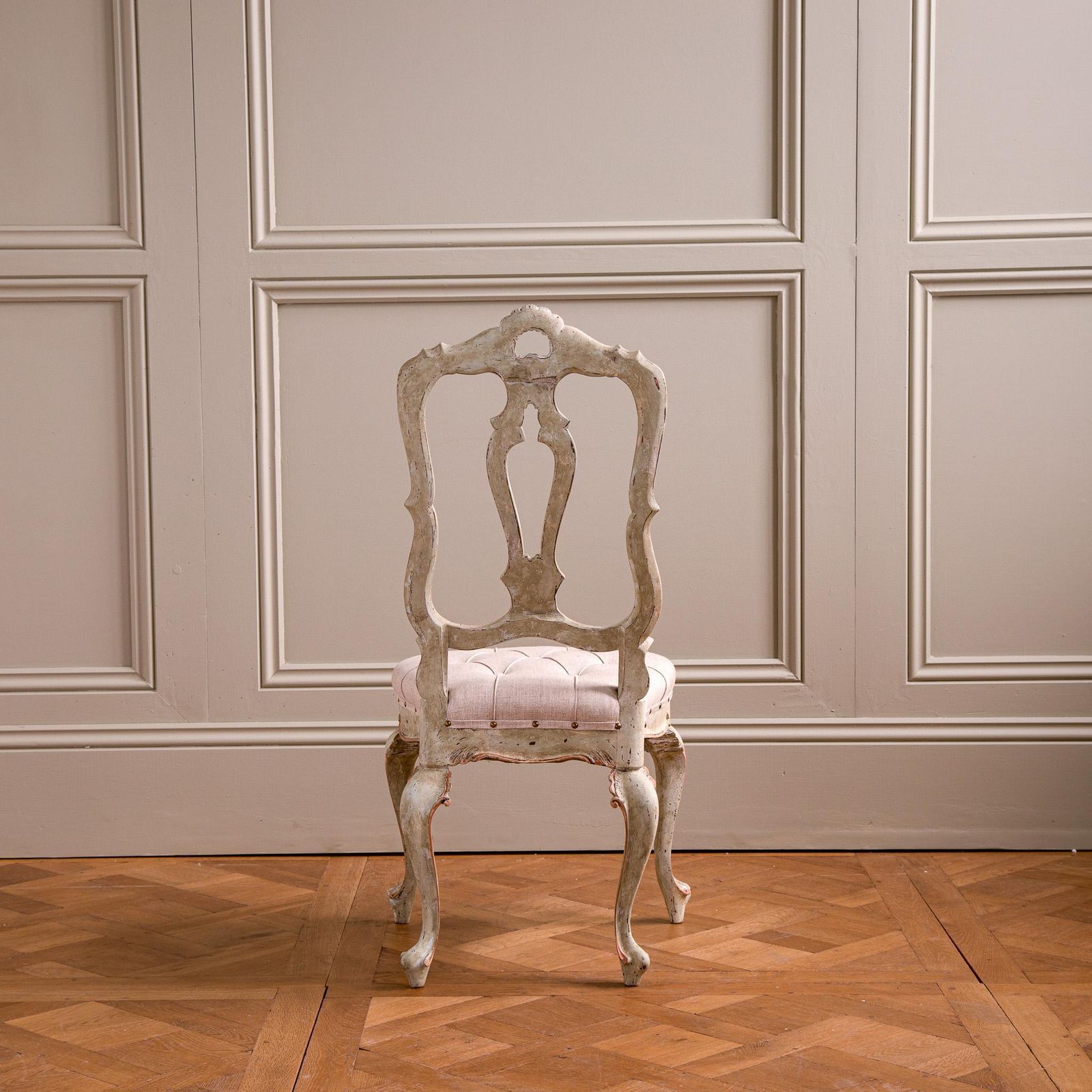 Set Of 6 Early 20th Century Italian Dining Chairs With Rococo Features photo buy