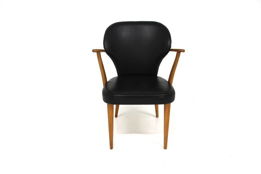 Fauteuil scandinave en similicuir, 1960 photo furniture