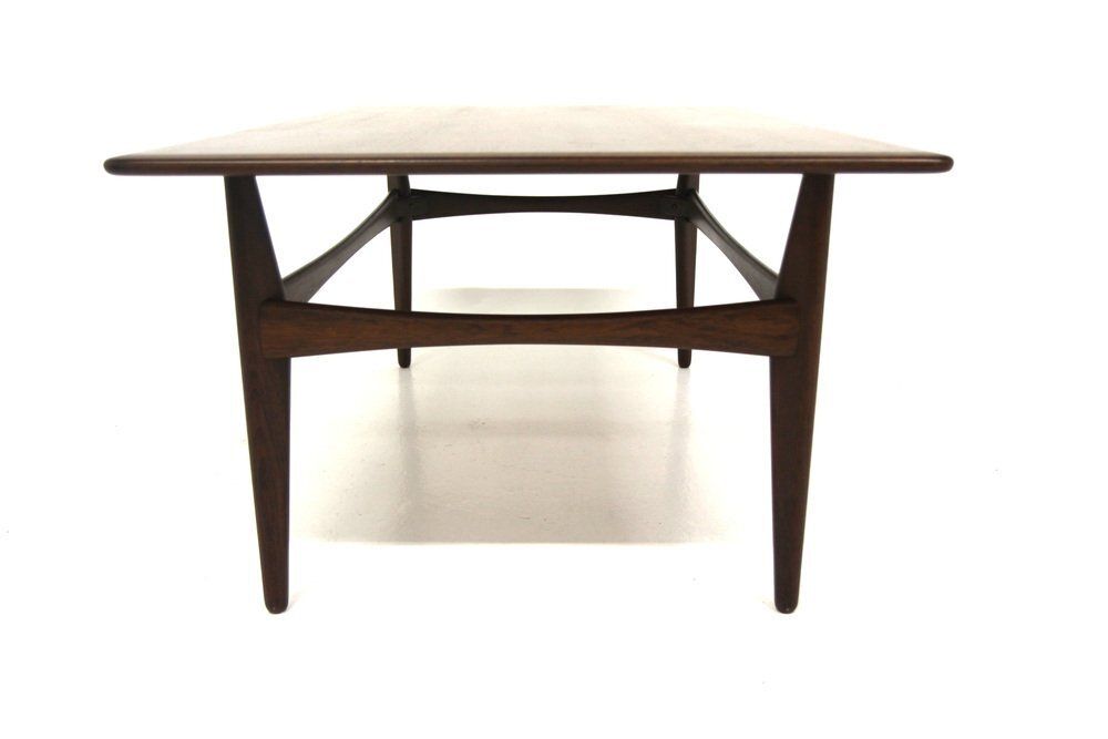 Table In Teak By Karl Erik Ekselius For Joc Vetlanda, 1950 photo for sale