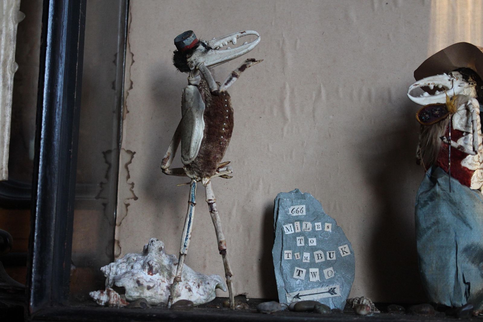19th C Anthropomorphic Chameleon & Crustacean Taxidermy Scene Walter Potter photo buy