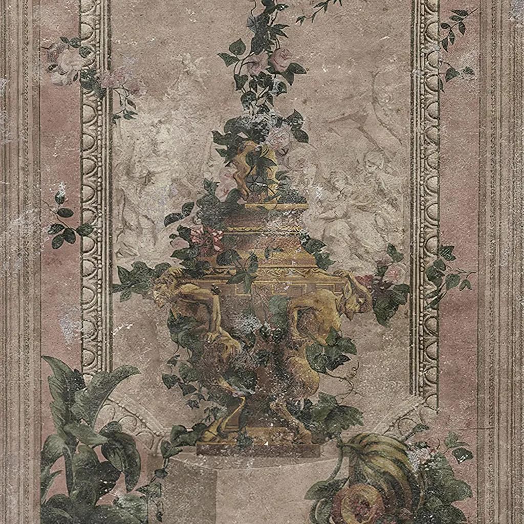19th Century Style Panoramic On Canvas photo Art