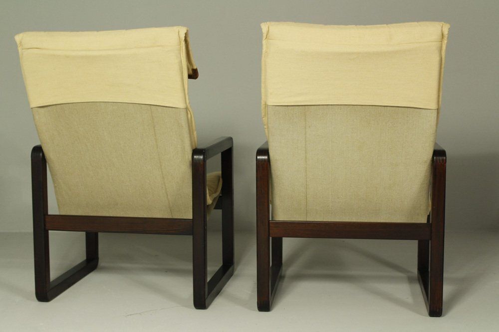photo furniture Set Of Armchairs Attributed To Knut & Marianne Hagberg For Ikea, 1980s