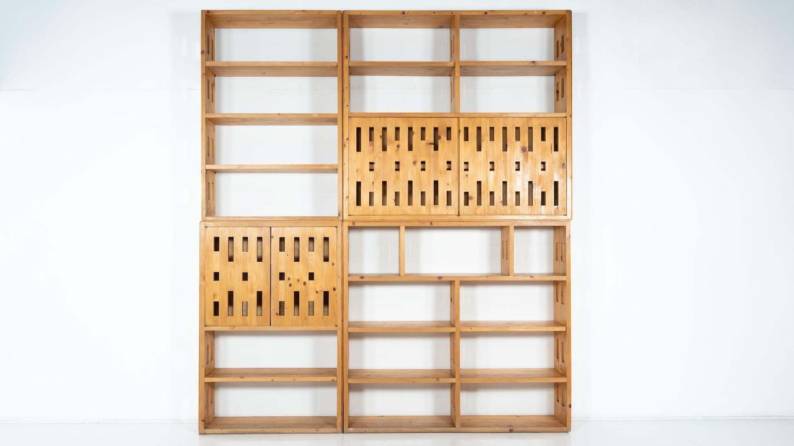 Mid Century Modern Pine Bookcase, Italy, 1970s photo furniture