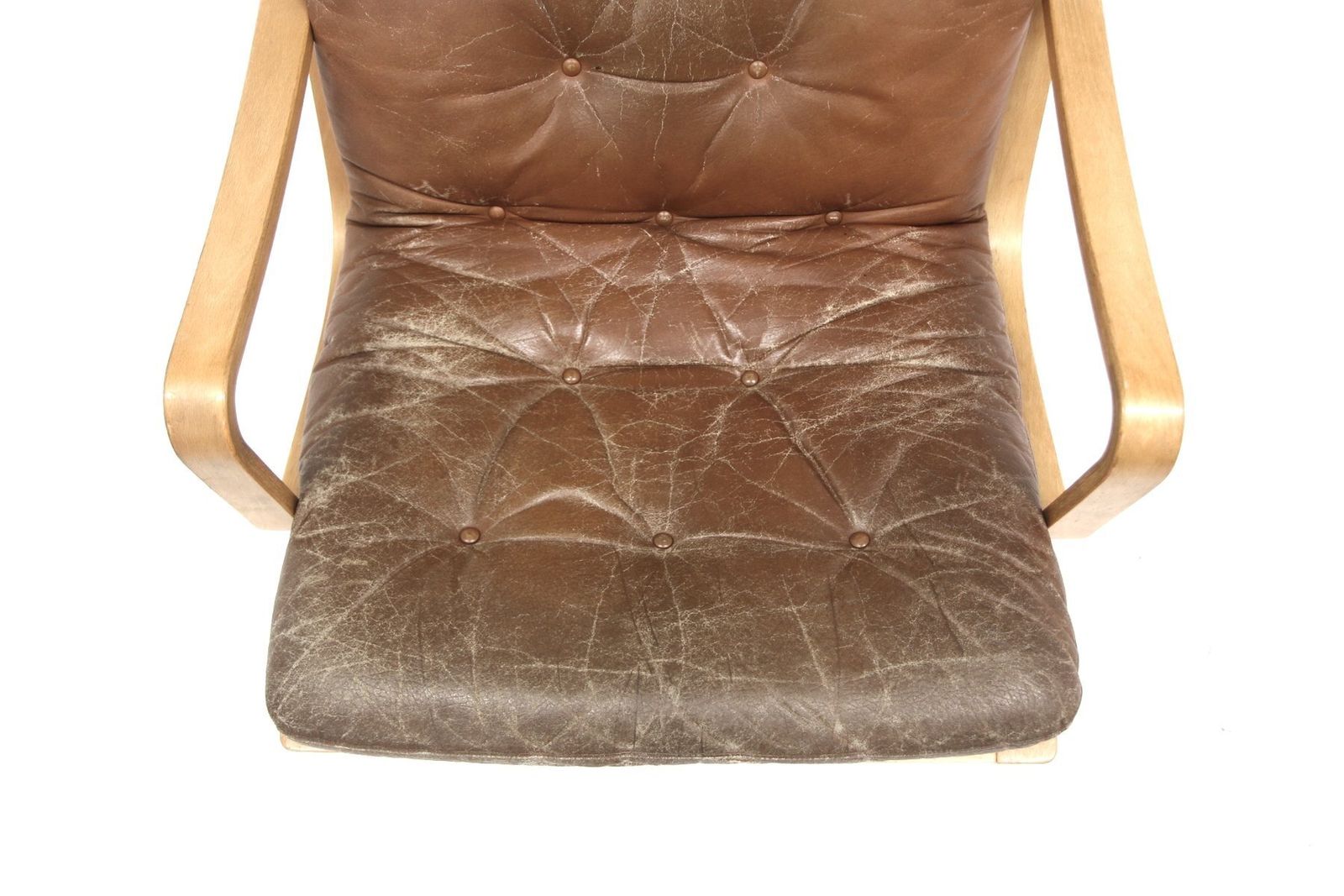 Scandinavian Leather Chair By Karl Erik Ekselius For Joc Vetlanda, 1960 photo furniture