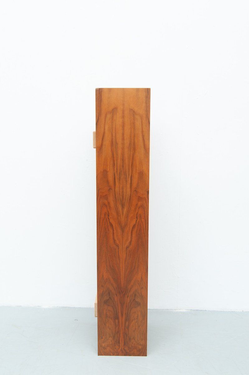 Wall Shelf In Walnut By Walter Wirz For Wilhelm Renz, 1960s photo 599.0