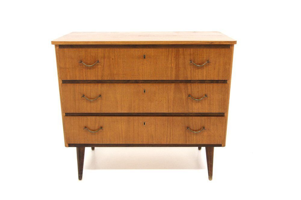 Teak Chest Of Drawers, Sweden, 1950s