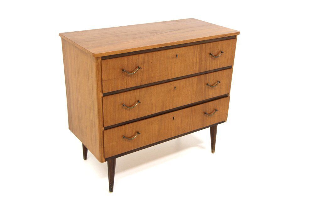 Teak Chest Of Drawers, Sweden, 1950s photo vinterior
