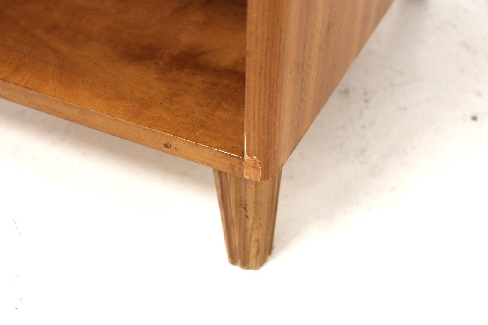 Scandinavian Elm Desk By Swedish Modern, Sweden, 1940s photo Furniture