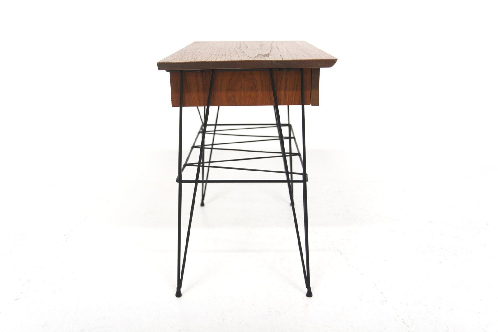 Scandinavian Stringbord Bedside Table, Sweden, 1950s