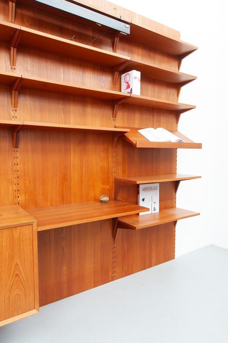 Mid Century Teak Royal Wall Unit By Poul Cadovius For Cado, 1960s photo vintage