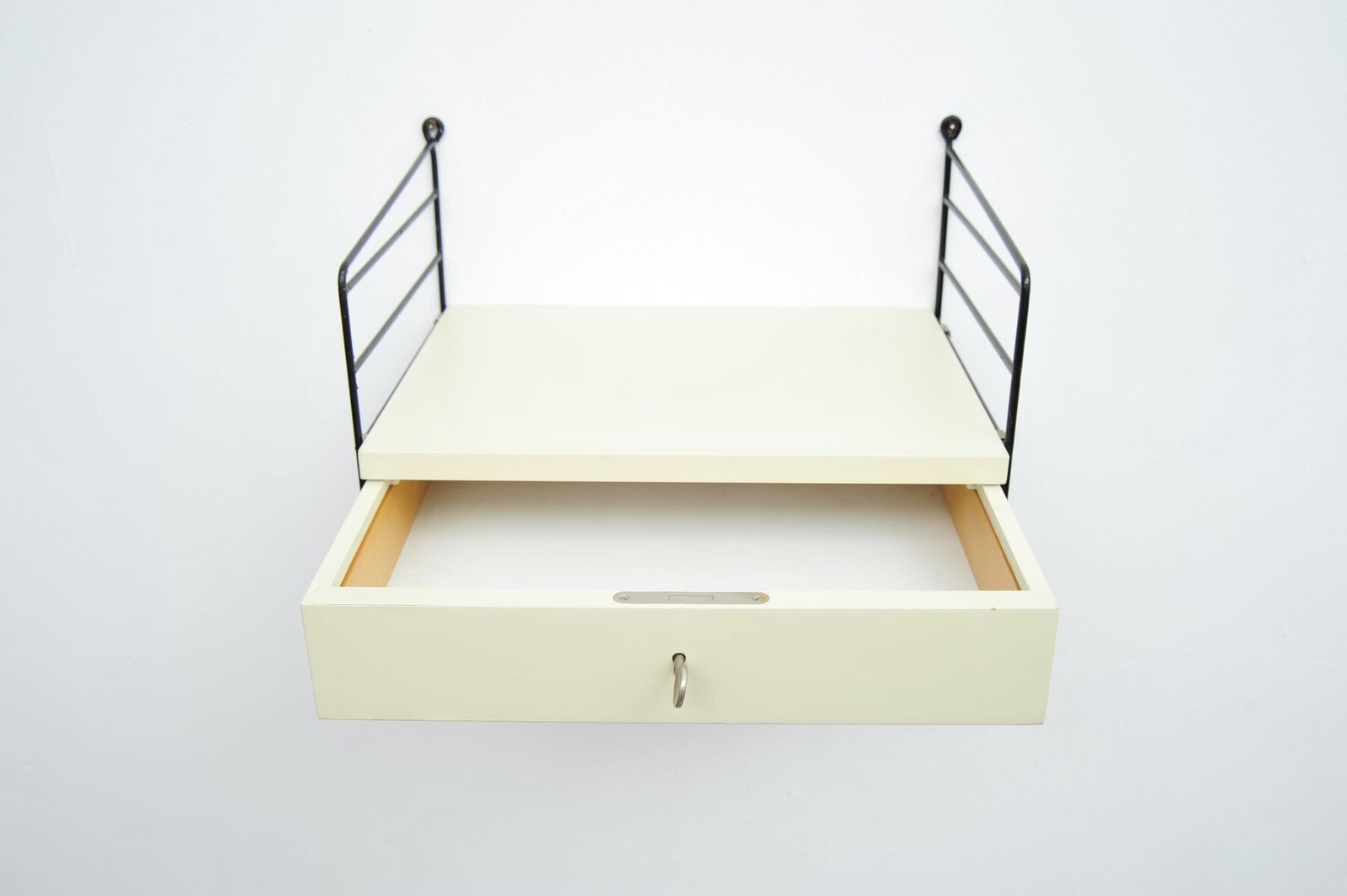 White String Shelving System With Drawer Unit And Ladders By Kajsa And Nisse Strinning, 1940s photo 239.0