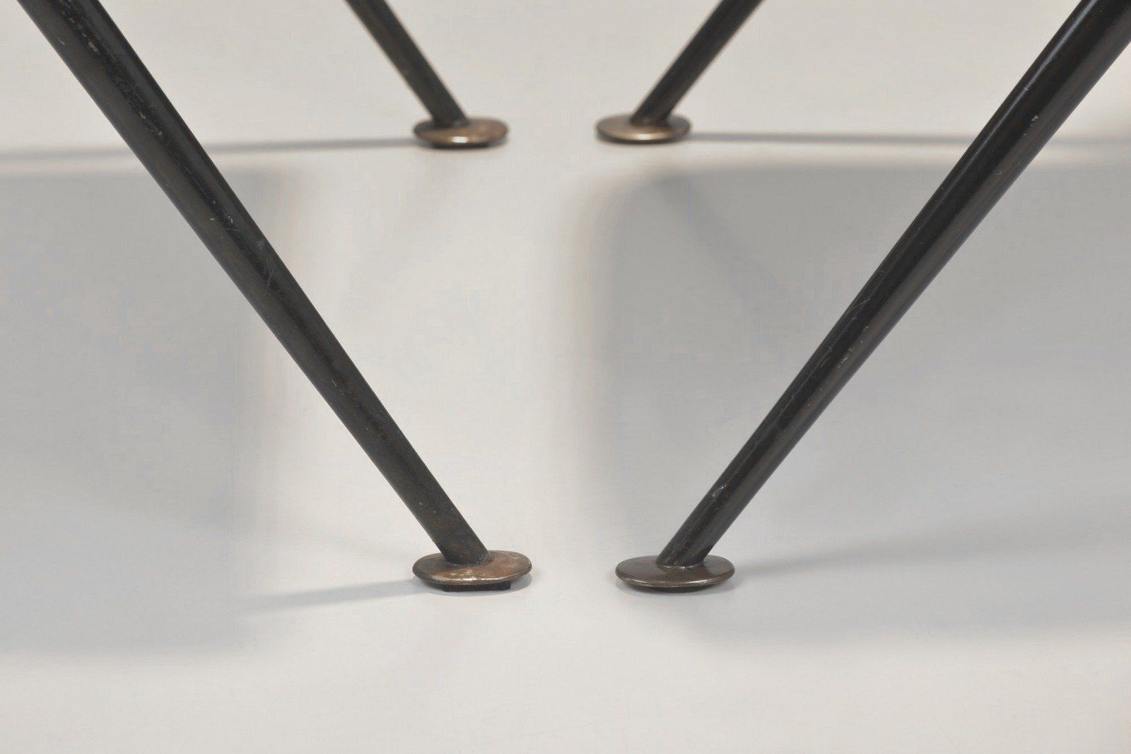 photo for sale Armchairs In Steel Tube From Drabert, Germany, 1950s, Set Of 4