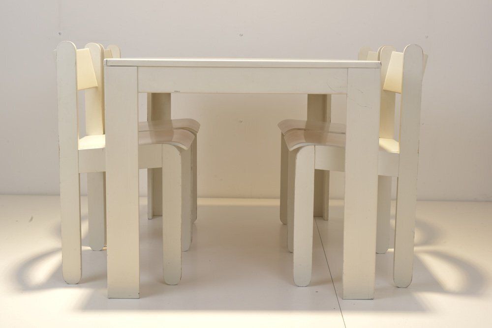 Dining Table And Chairs In The Style Of Asko, Set Of 5 photo buy