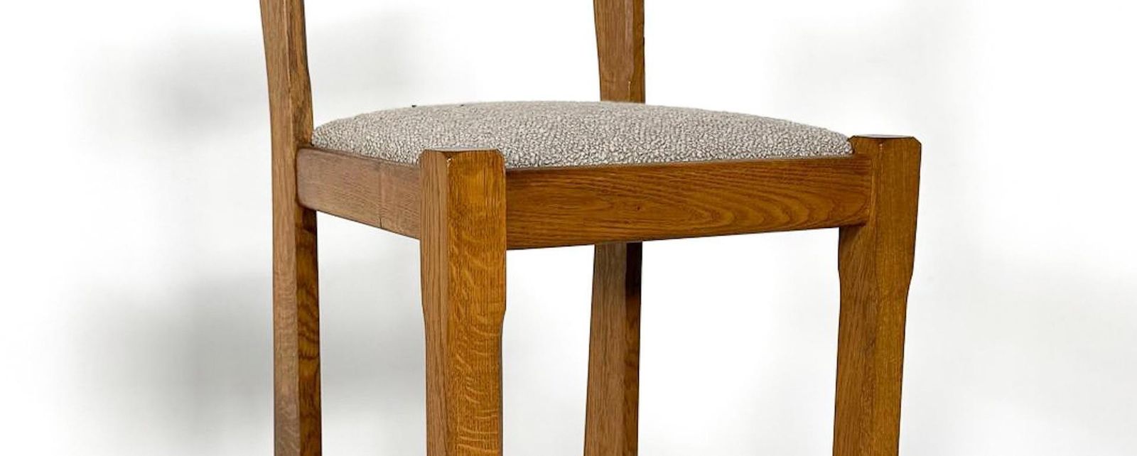 Mid Century Modern Bar Stool, Wood And Fabric, 1970s, Italy photo furniture