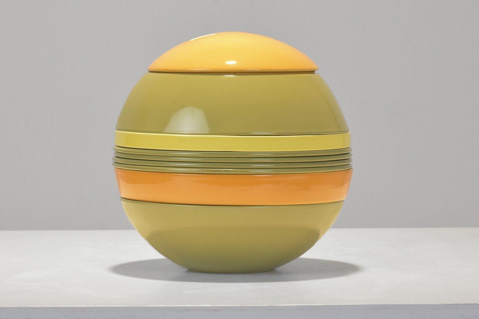 Modular Tableware In Glazed Ceramic By Helen Boch & Federigo Fabbrini For Villeroy & Boch, Germany, 1970s, Set Of 19