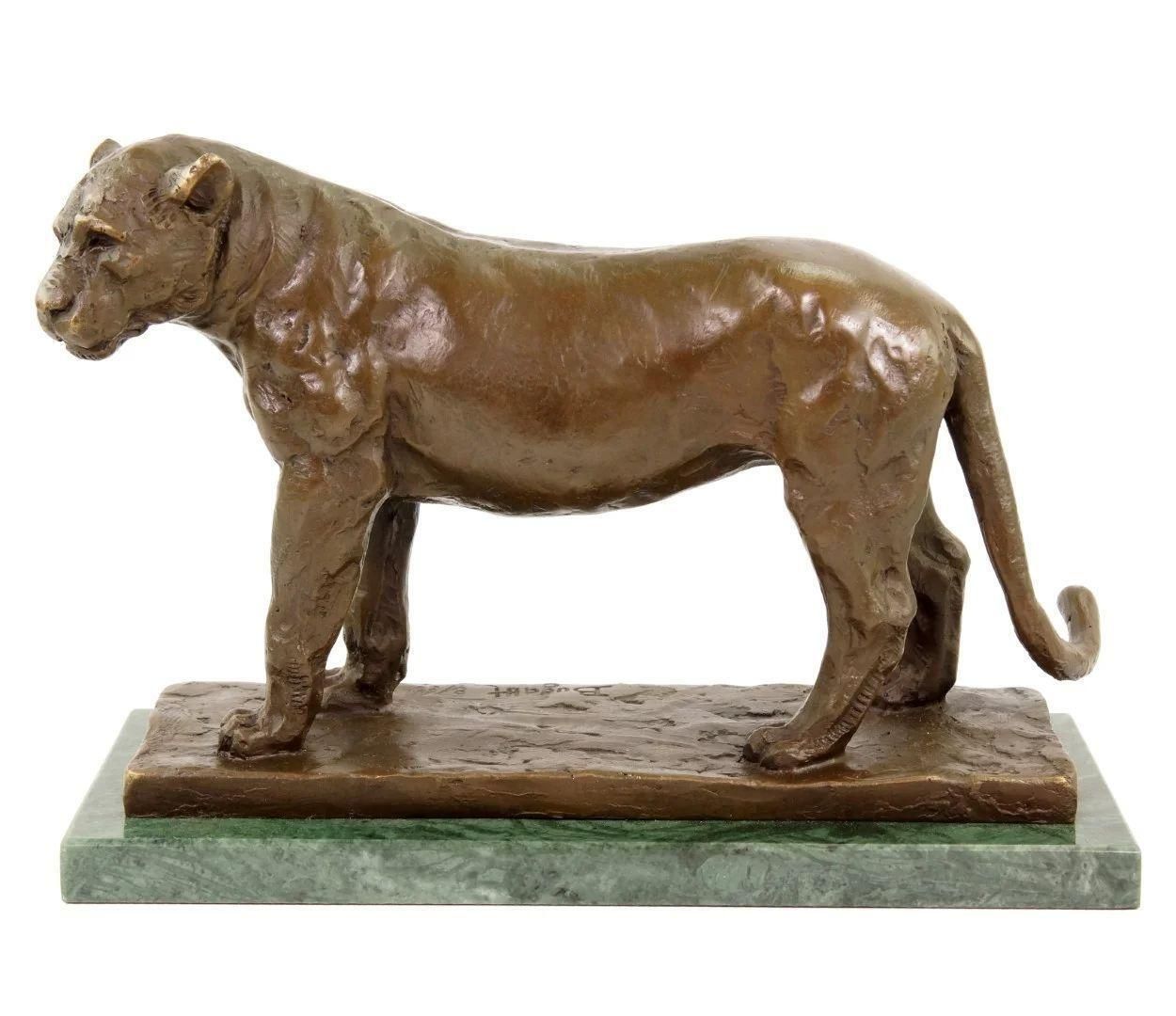 Bronze Lion Sculpture Statue, Nubian Lioness, In The Style Of Rembrandt Bugatti photo buy