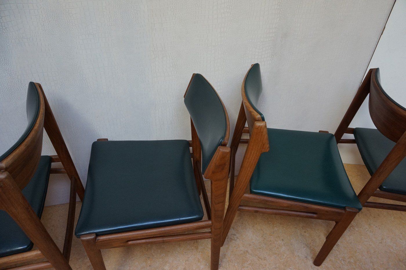 Midcentury Modern Danish Teak Dining Chairs, 1960s, Set Of 4 photo vintage