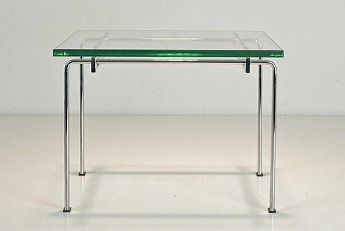 Side Table In Steel And Glass By Preben Fabricius And Jørgen Kastholm For Kill International, Germany, 1968 photo furniture