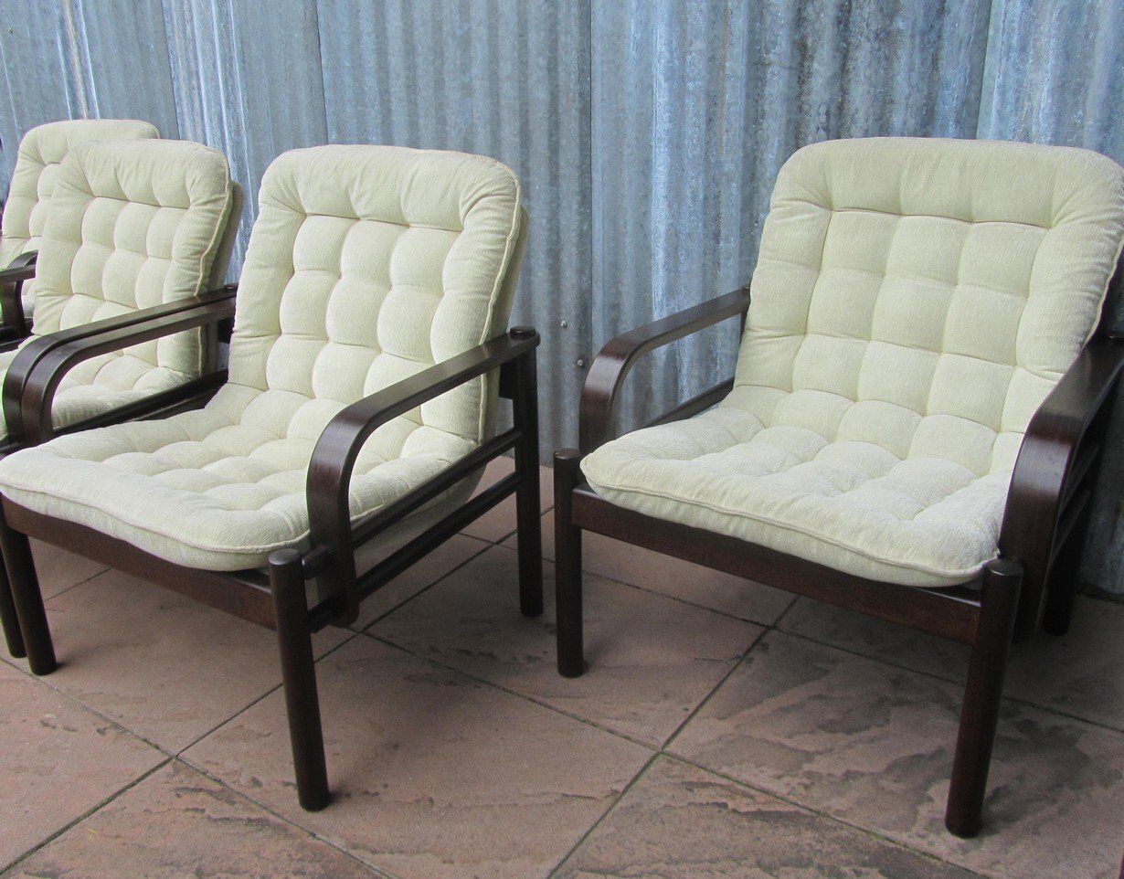 photo vintage Lounge Easy Chair By Bror Boije For Dux Miljo Expo, Sweden, 1980