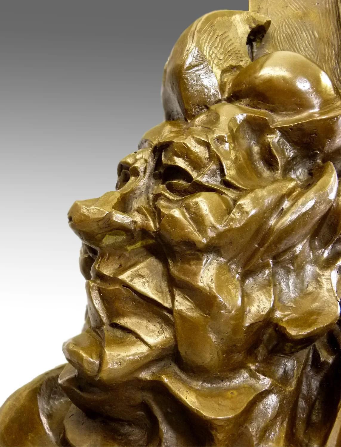 Bronze Sculpture In The Way Of Umberto Boccioni photo vintage