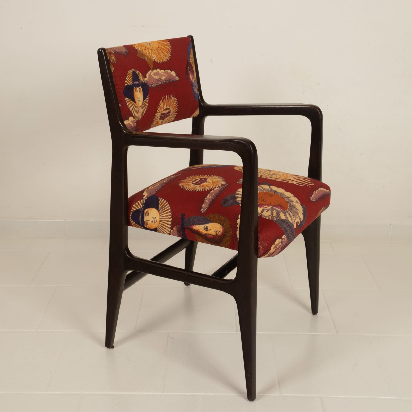110 Chair By Gio Ponti And Fornasetti For Cassina, 1953 photo 6014.0