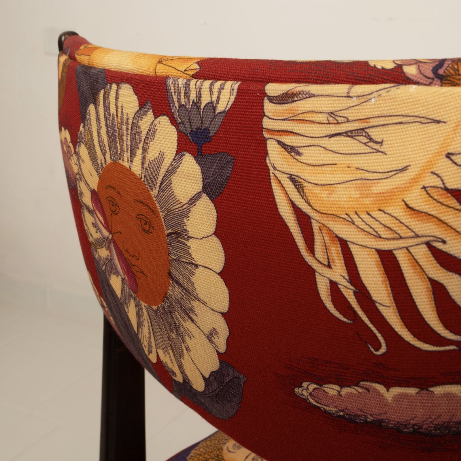 110 Chair By Gio Ponti And Fornasetti For Cassina, 1953 photo vintage