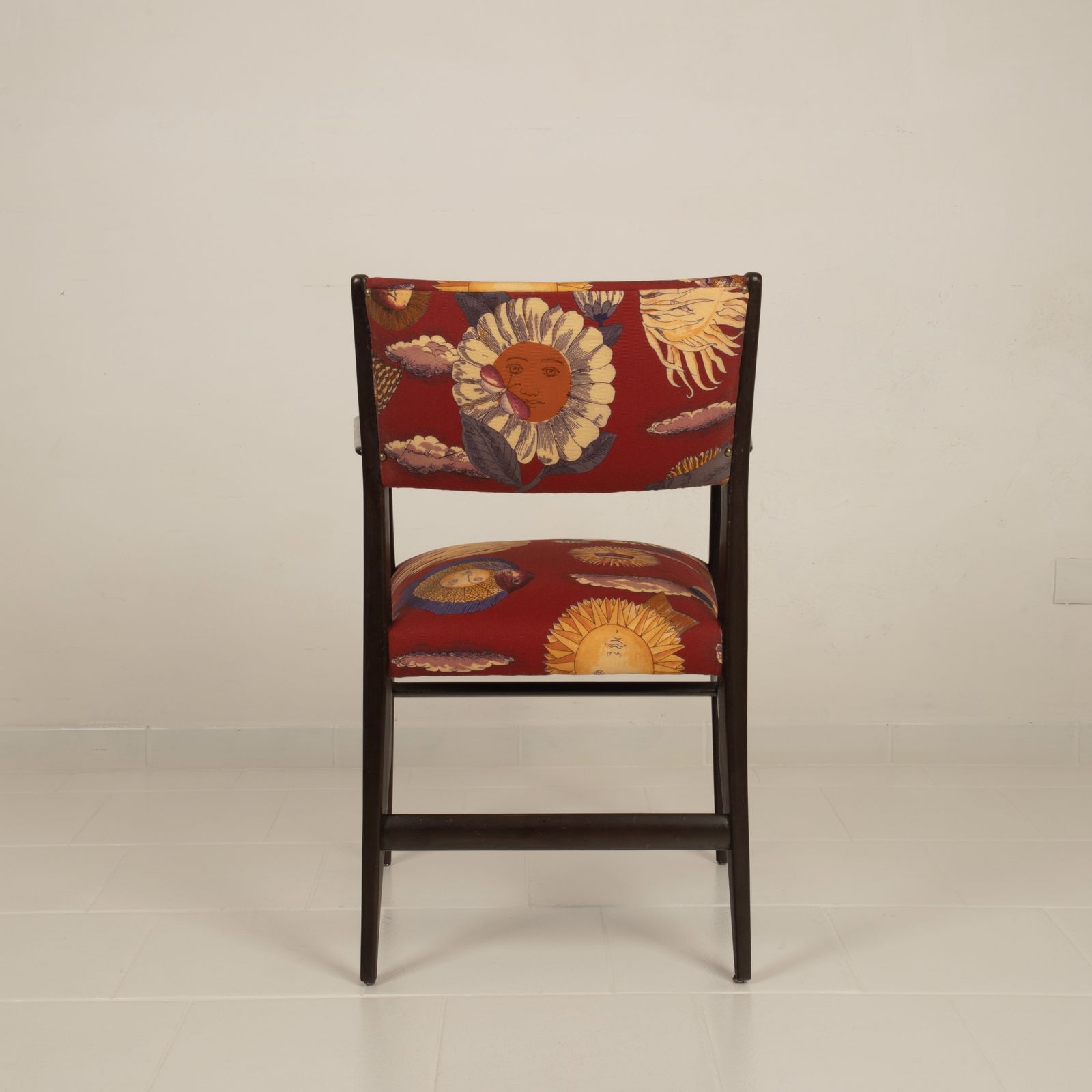 photo for sale 110 Chair By Gio Ponti And Fornasetti For Cassina, 1953