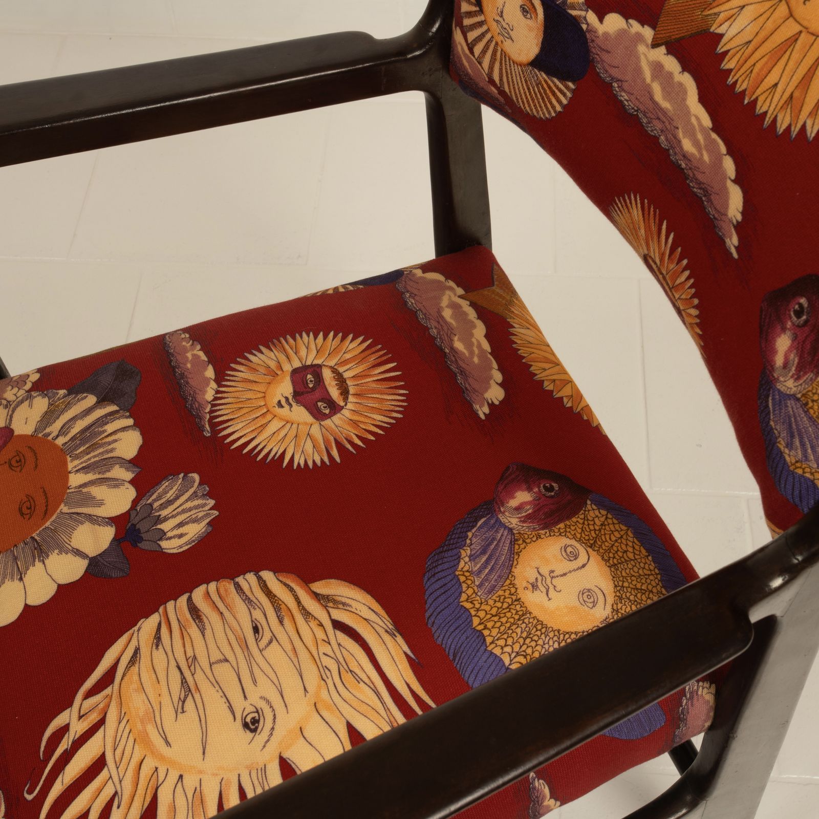 photo buy 110 Chair By Gio Ponti And Fornasetti For Cassina, 1953