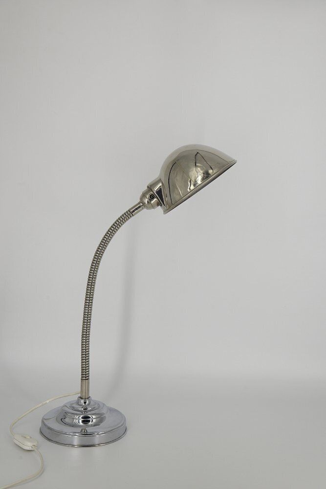 Vintage Scandinavian Chrome Desk Lamp, 1960s