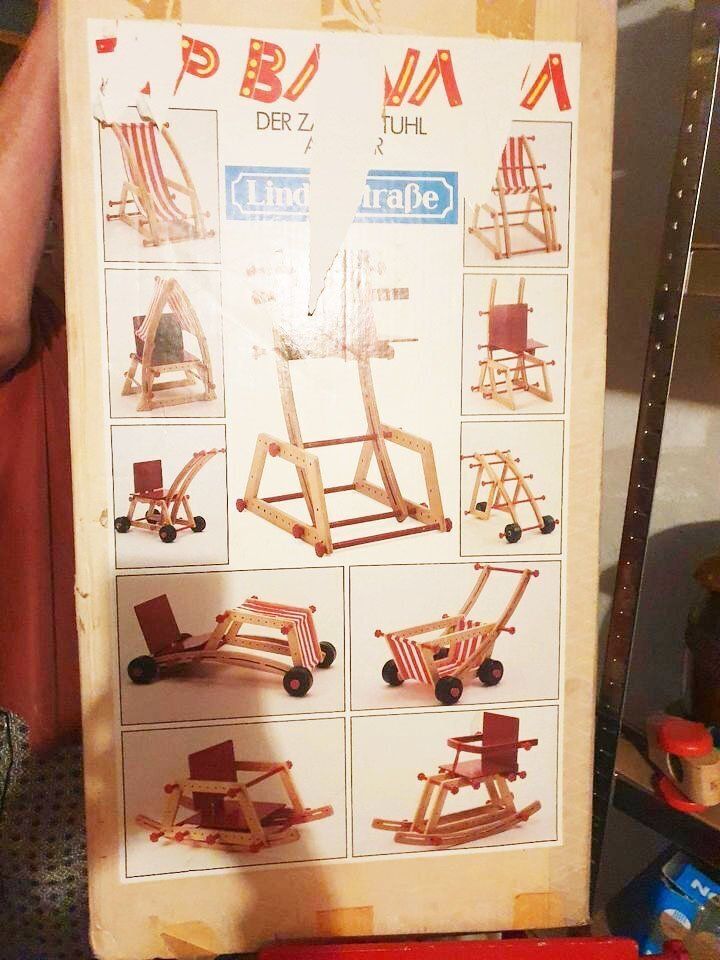 Top Banana Child Multfunctional High Chair Zauberstuhl By Benno Zimmermann, 1987 photo furniture