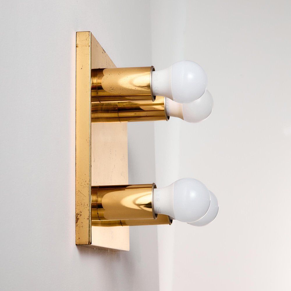 Gold Brass Wall Lamp photo Lighting