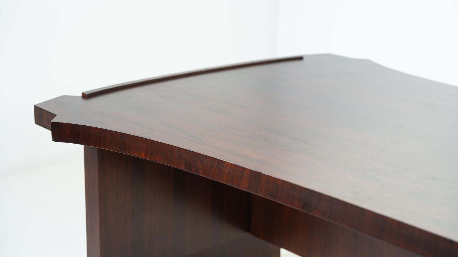 Mid Century Modern Wooden Desk, Italy, 1960s photo Furniture