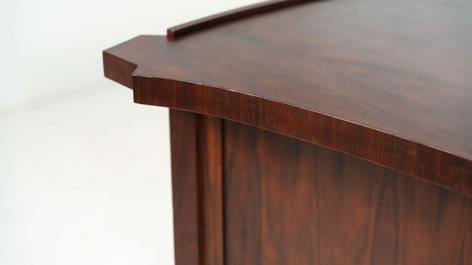 7173.0 Mid Century Modern Wooden Desk, Italy, 1960s photo
