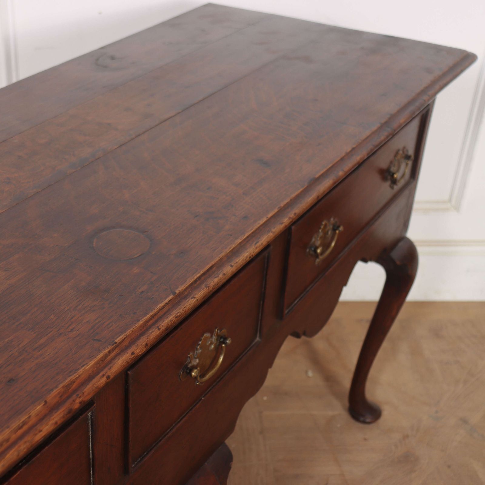 English Oak Dresser Base, 1800s photo vintage