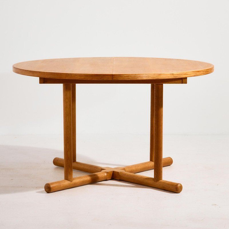 Oak Dining Table By Kurt østervig For Jason Møbler