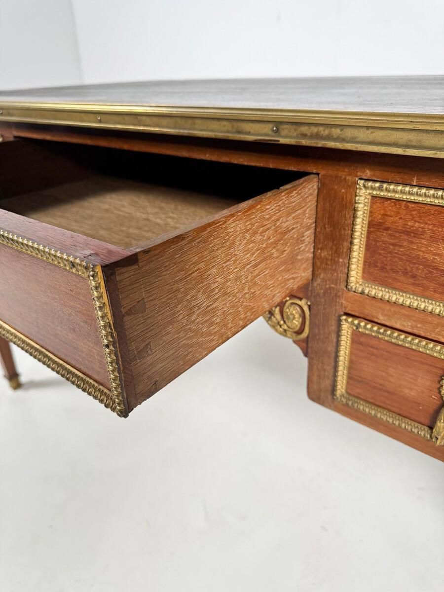 Desk, Louis XVI, Early Xixe, Mahogany Gilded Bronze photo 6682.0