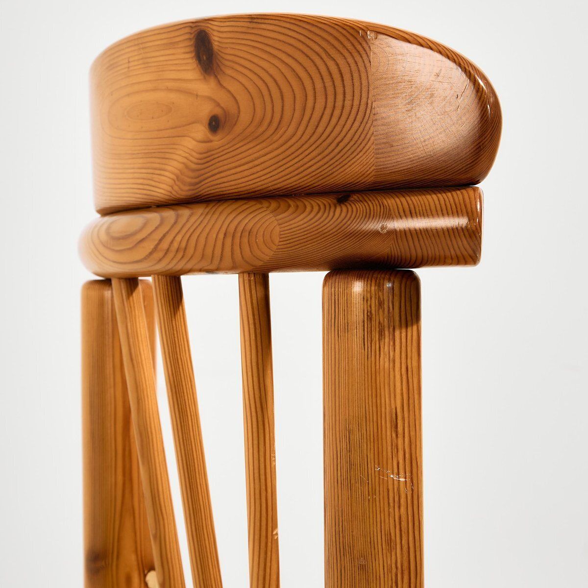 photo vinterior Pine Dining Chairs By Rainer Daumiller, Set Of 6