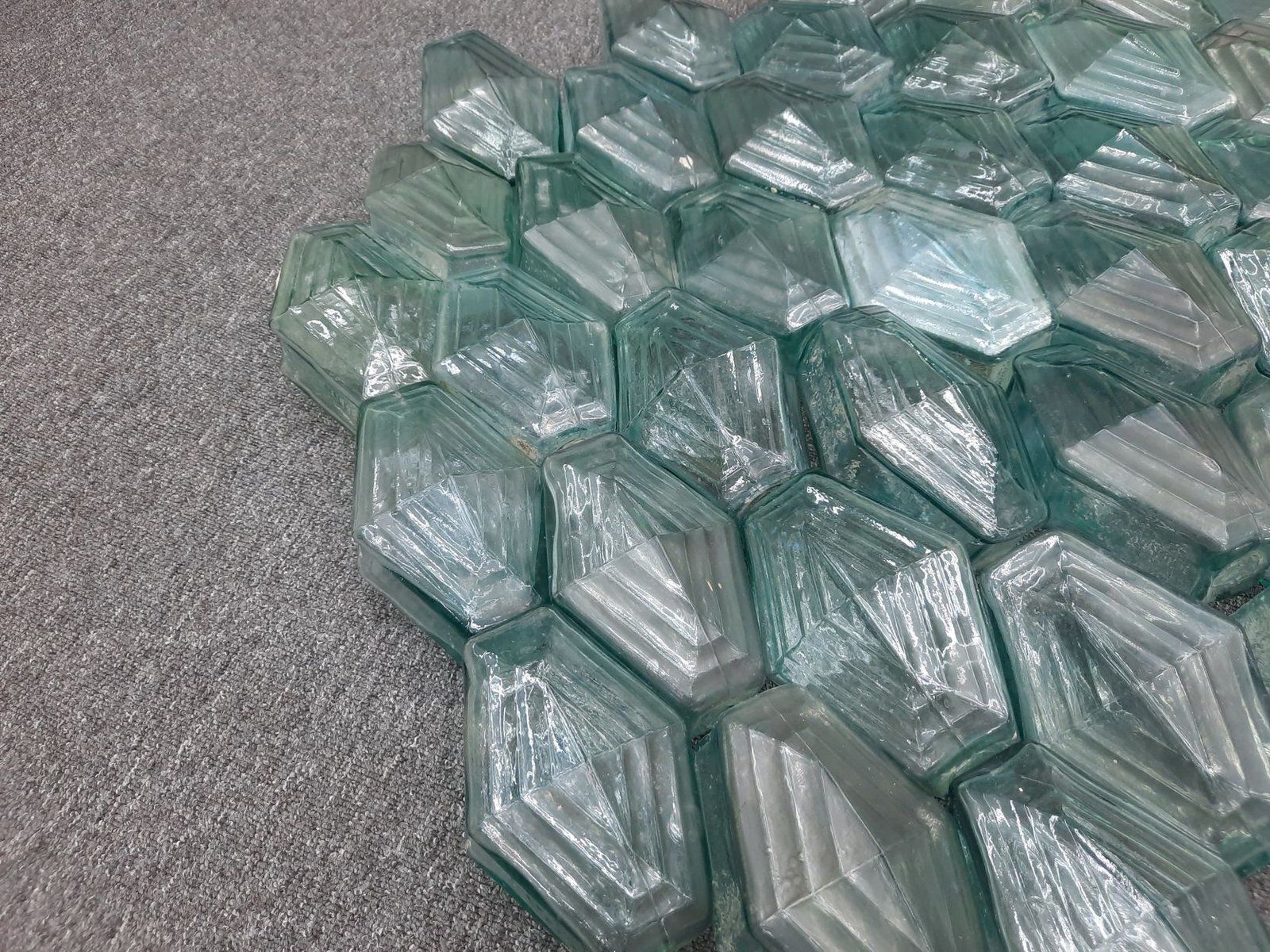 Falconnier Glass Blocks Series 9 By Gustave Falconnier, Set Of 40 photo buy