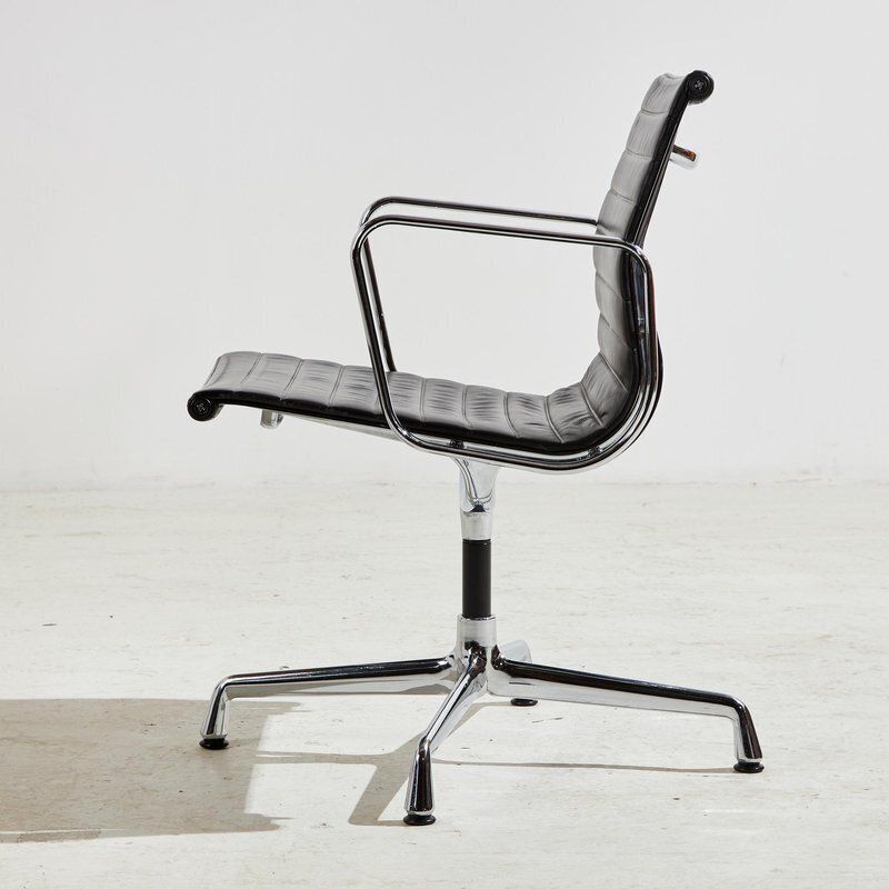 Ea108 Office Swivel Chair By Charles & Ray Eames For Vitra, 2000s photo Furniture