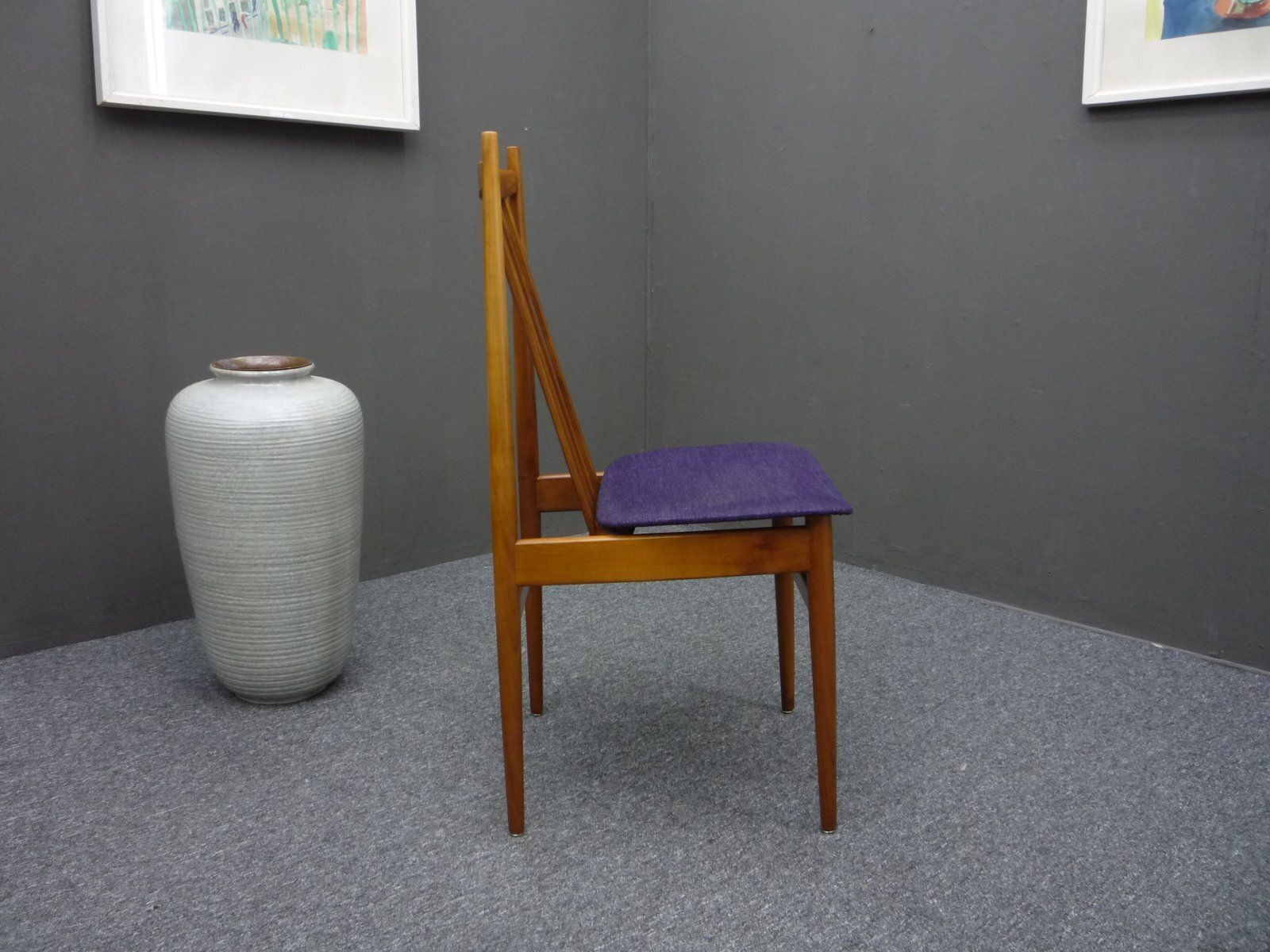 Dining Room Chairs In Cherry Wood From Casala, 1960s, Set Of 4 photo Furniture