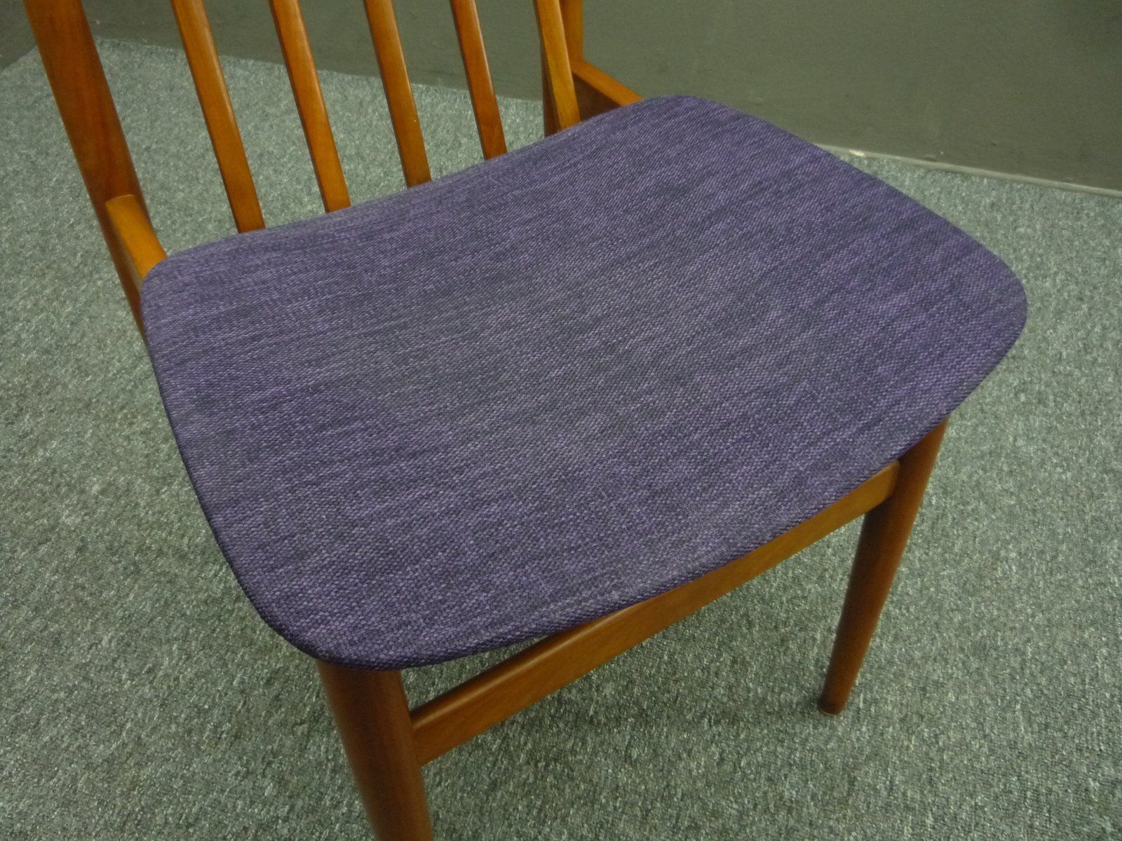 Furniture Dining Room Chairs In Cherry Wood From Casala, 1960s, Set Of 4 photo
