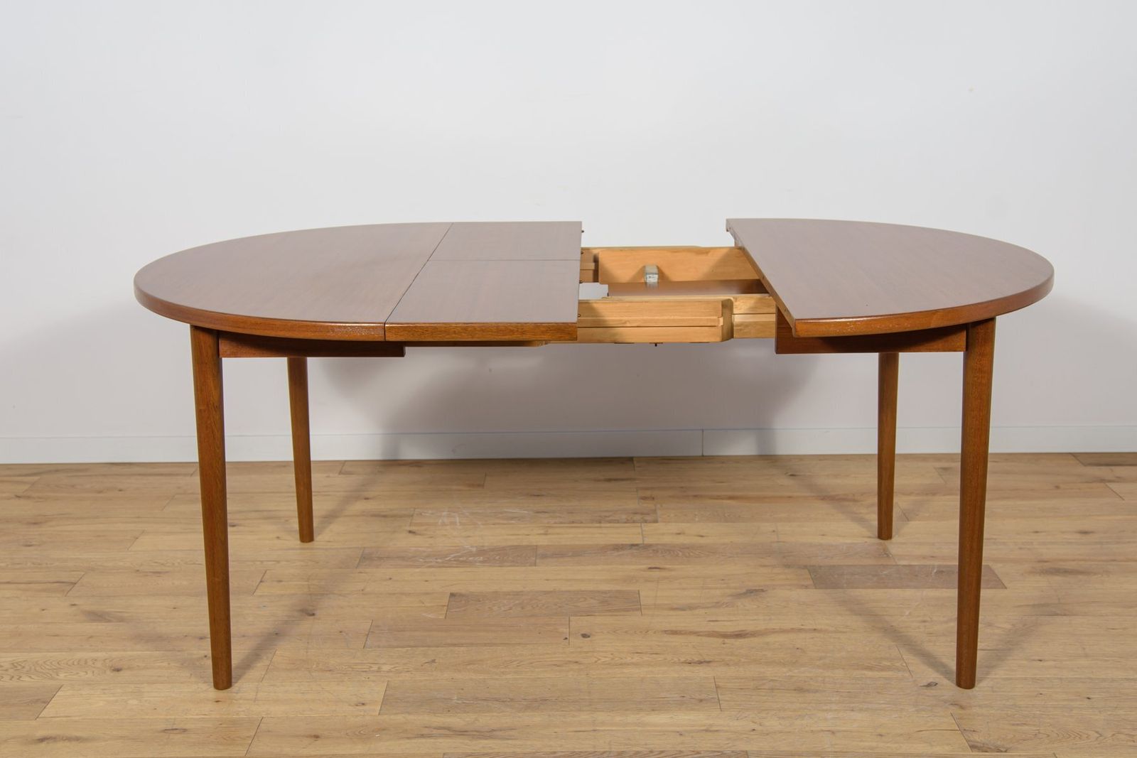 Mid Century Round Teak Dining Table By Nils Jonsson For Hugo Troeds, Sweden, 1960s photo buy