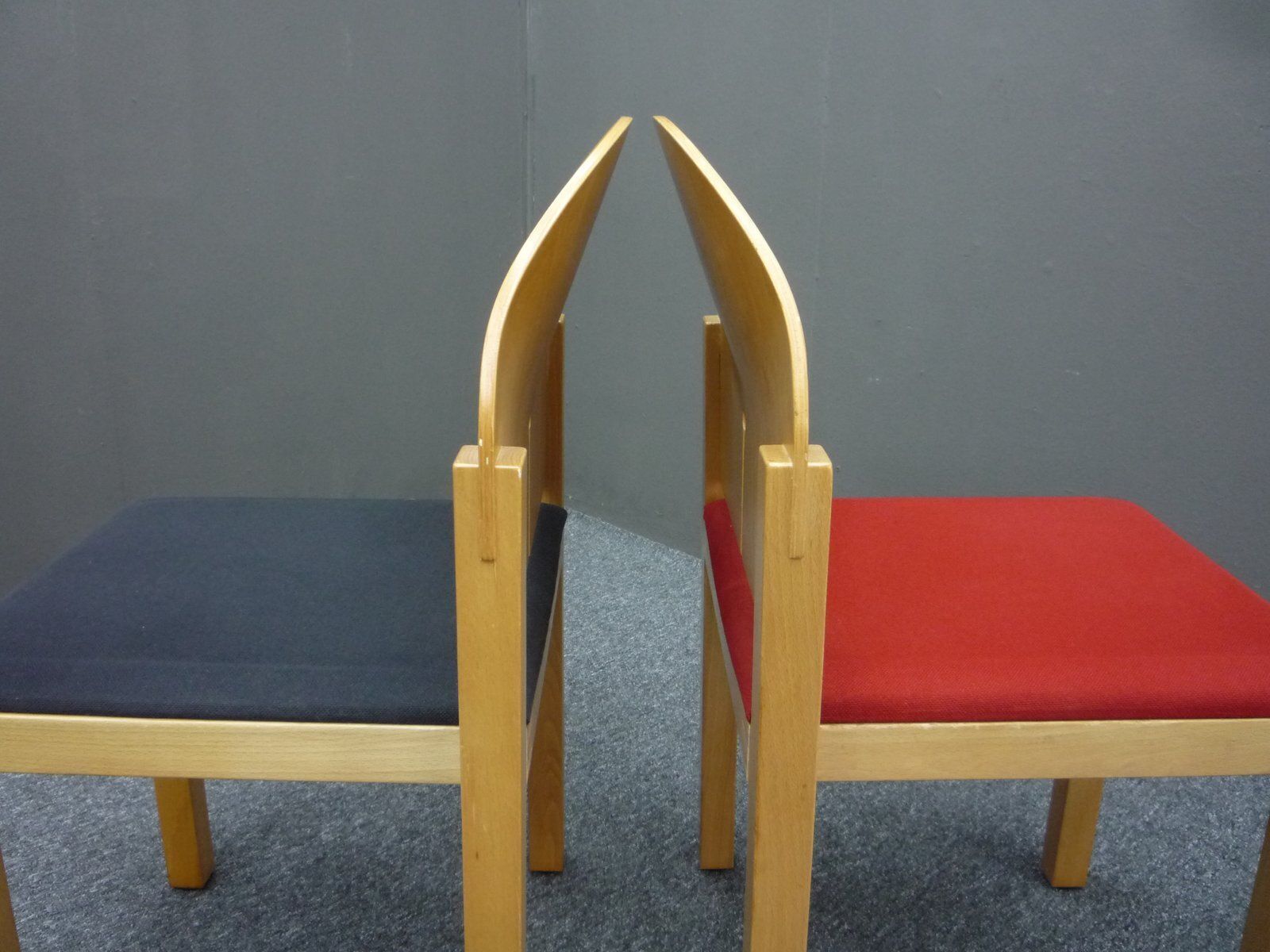 photo furniture Set Of Postmodern Dining Chairs By Arno Votteler, 1980s