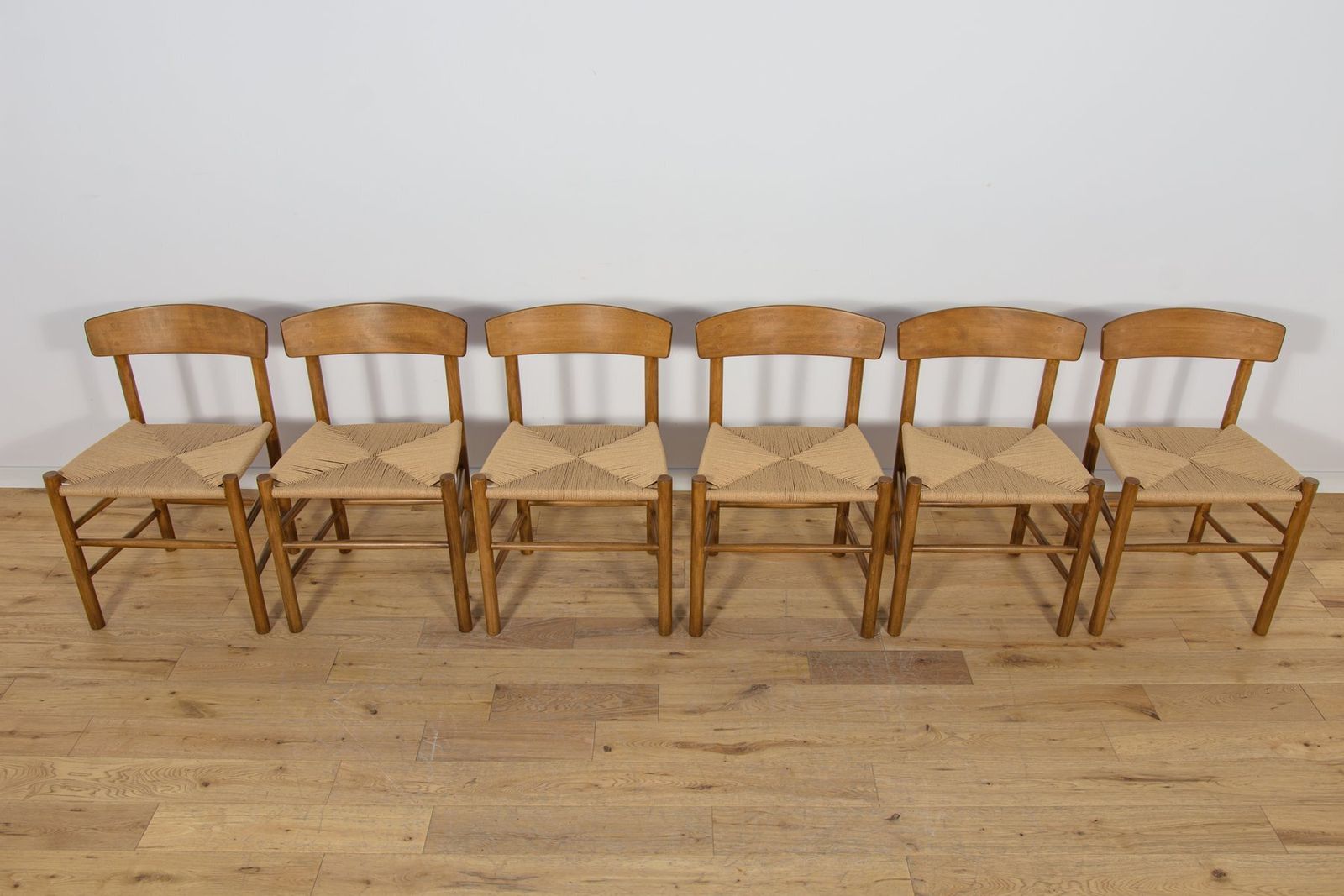 J39 Folkchairs Chairs By Børge Mogensen For Fdb Møbler, Denmark, 1960s, Set Of 6 photo Furniture