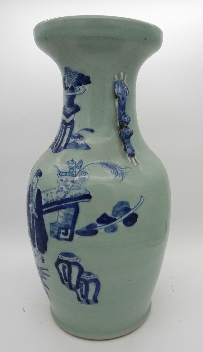 Antique Chinese Porcelain Vase, 1890s photo for sale