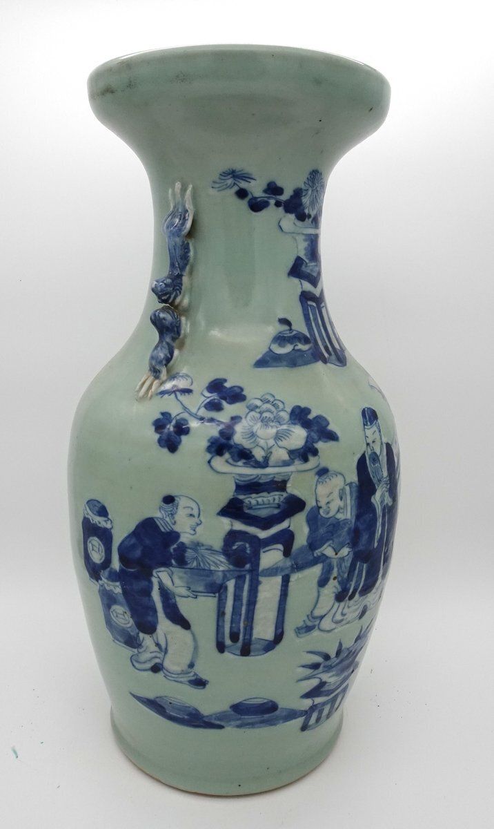 Antique Chinese Porcelain Vase, 1890s photo Home Decor