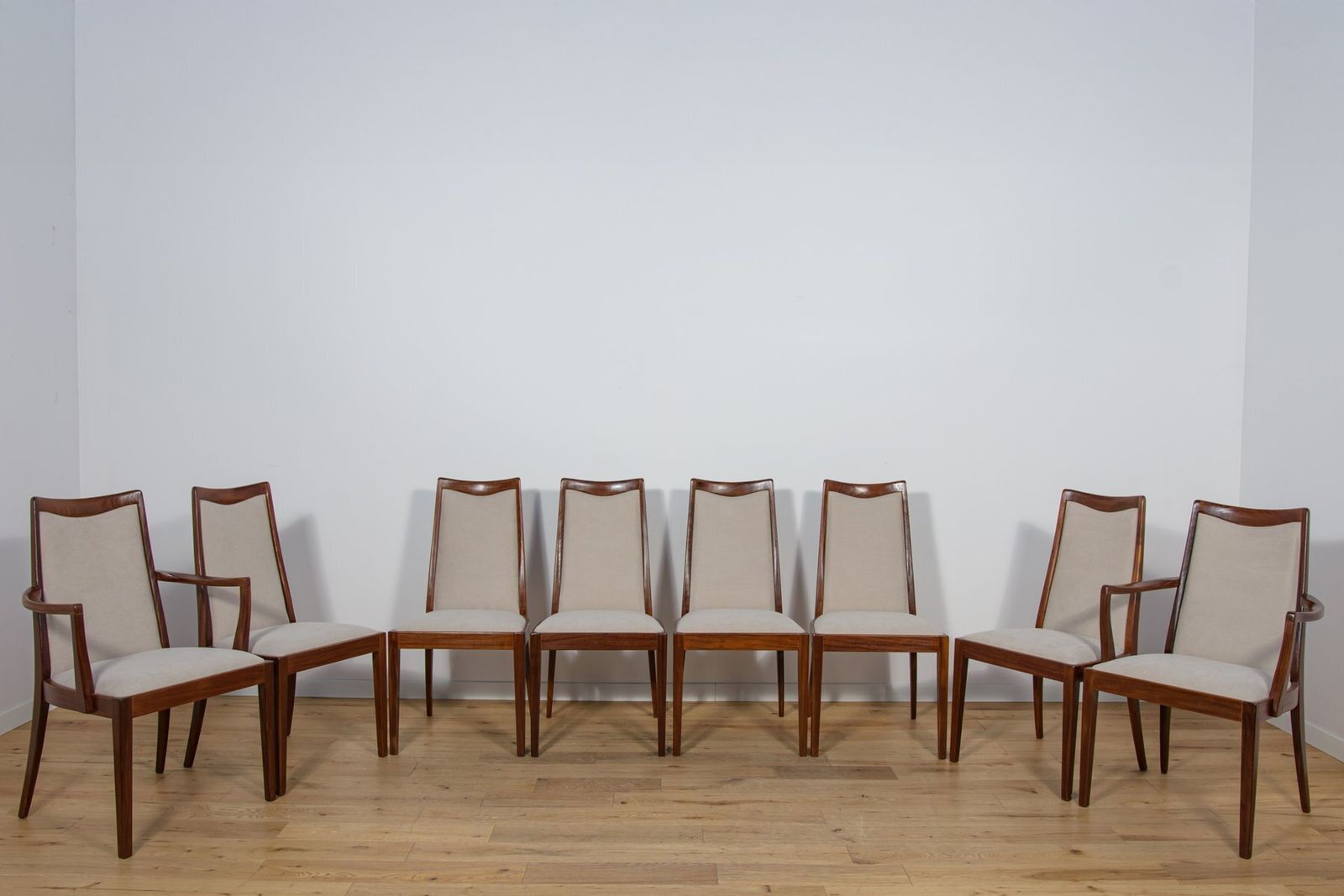 Mid Century Teak Dining Chairs By Leslie Dandy For G Plan, United Kingdom, 1960s, Set Of 8 photo furniture