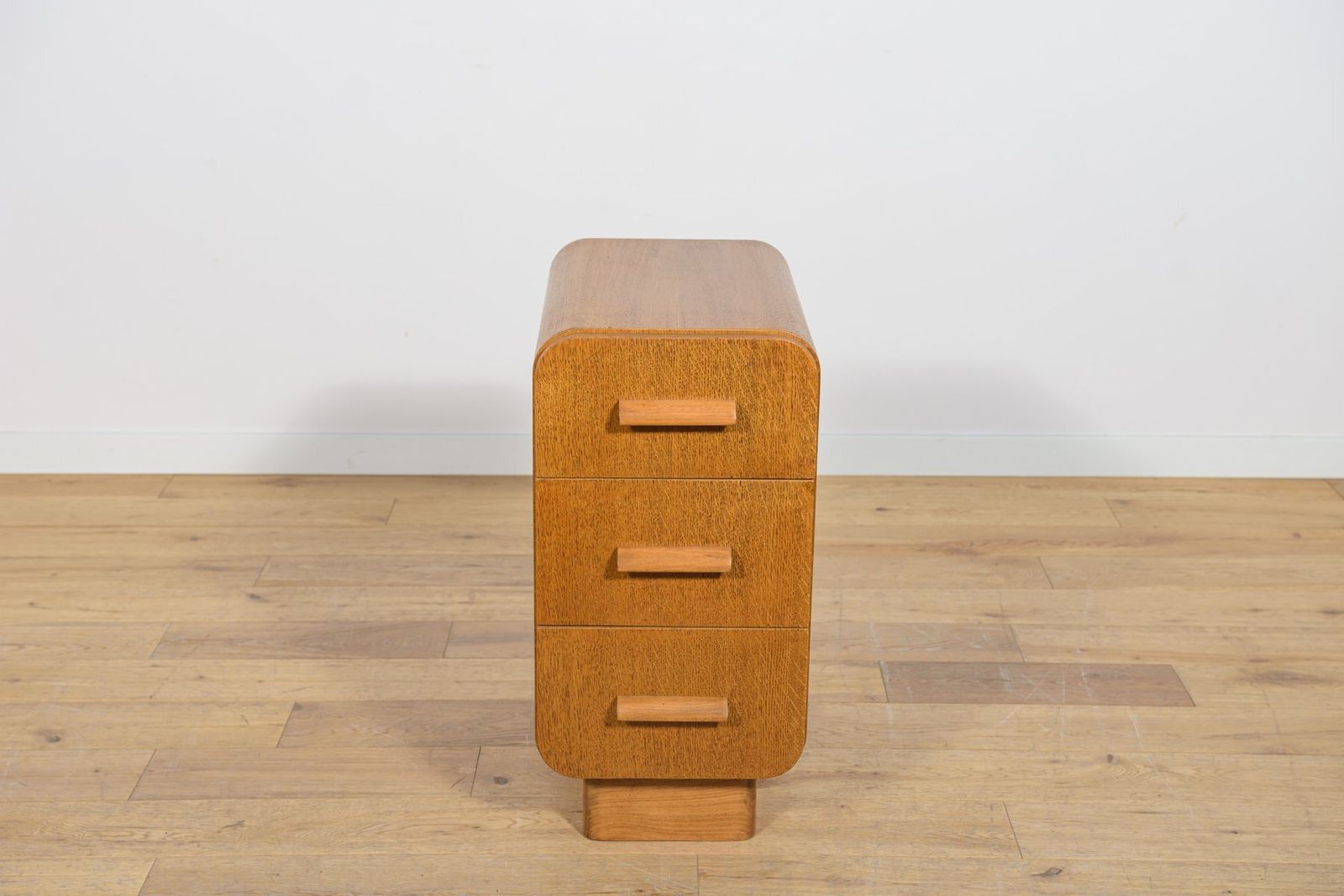 Art Deco Nightstands, Czechoslovakia, 1950s, Set Of 2 photo vintage