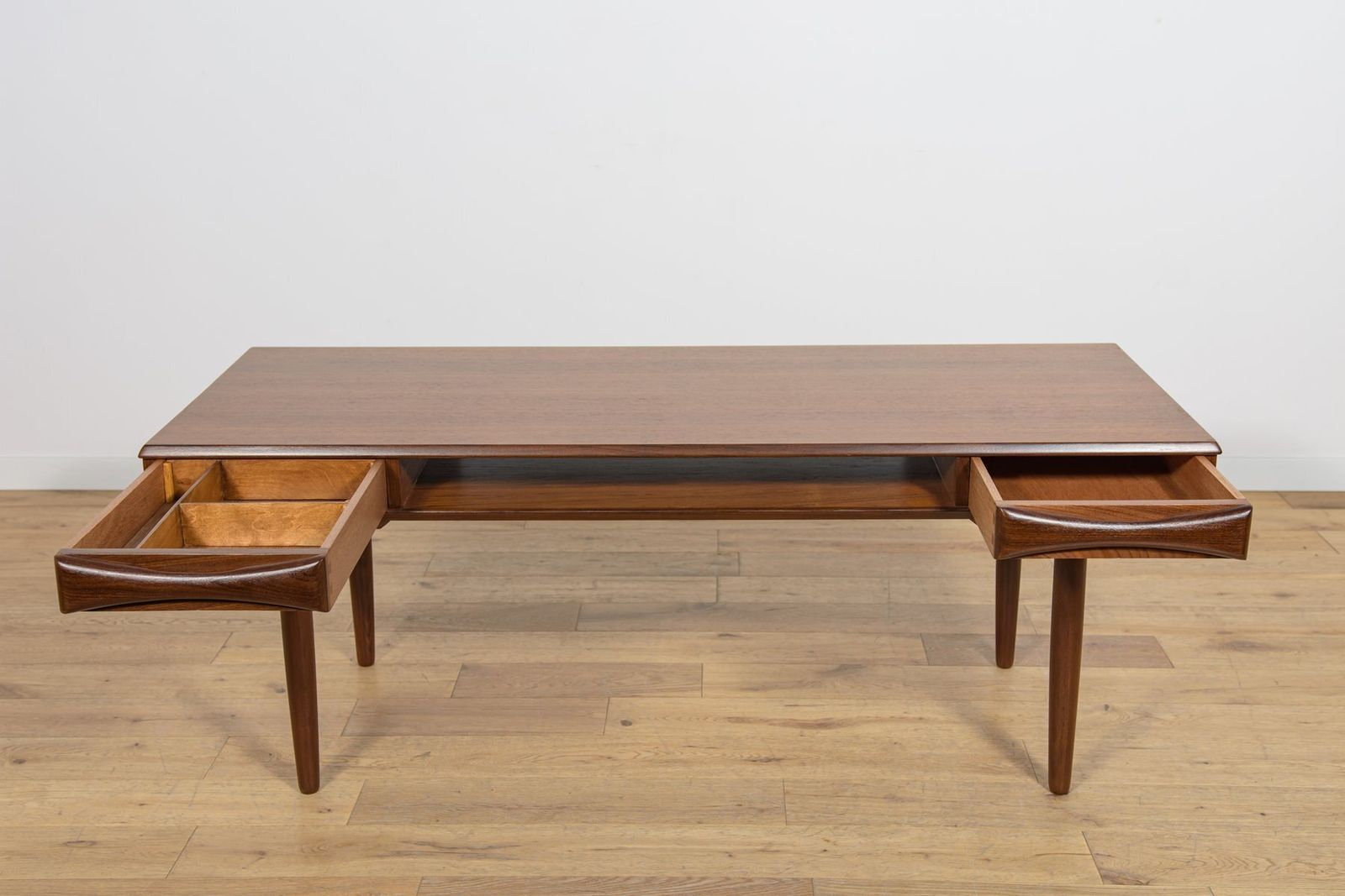 photo furniture Mid Century Teak Coffee Table From Sorensen & Christiansen, Denmark, 1960s