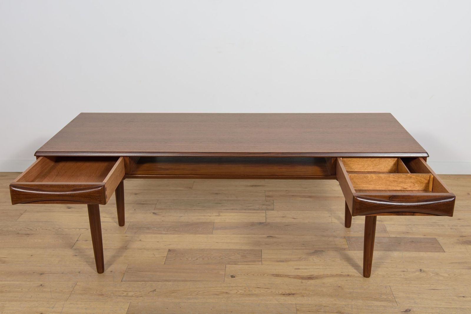 Furniture Mid Century Teak Coffee Table From Sorensen & Christiansen, Denmark, 1960s photo